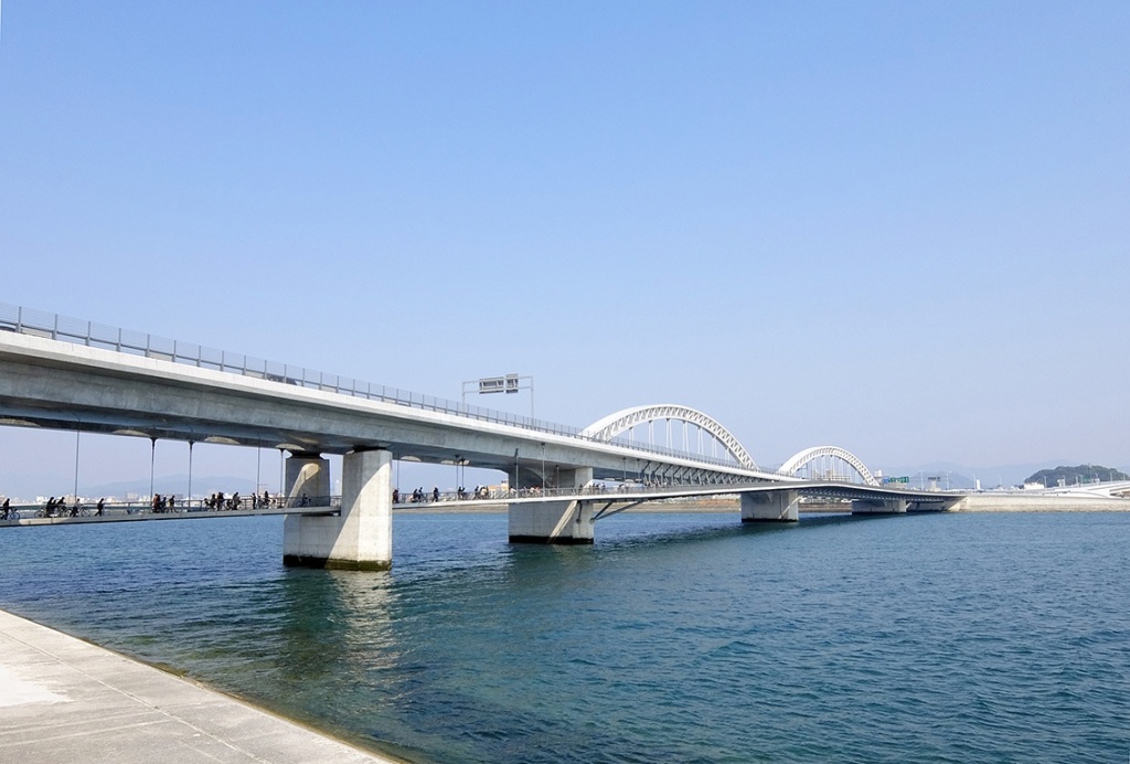 太田川大橋の全景