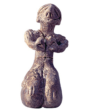 ソンゴルA出土の女身像