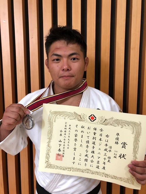 100kg級・清水雅義 選手