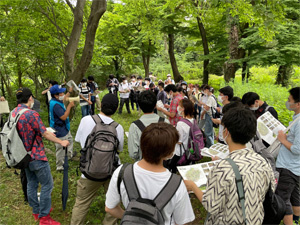 史跡見学会のようす