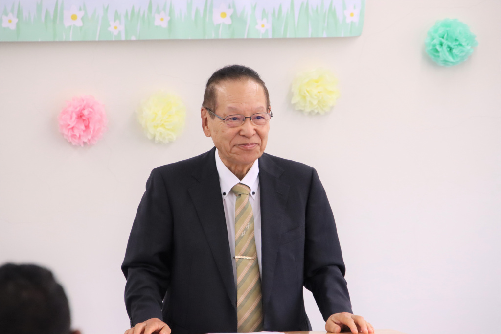 島崎所長によるあいさつ