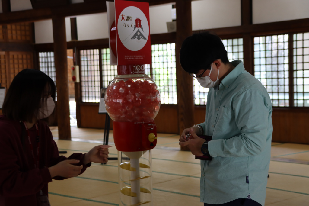 大講堂グッズガチャ（カプセルトイ）にも挑戦