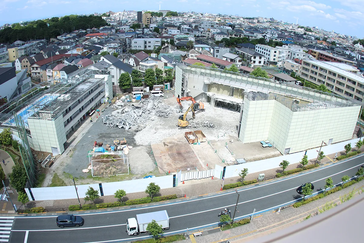 地域交流文化センター解体開始