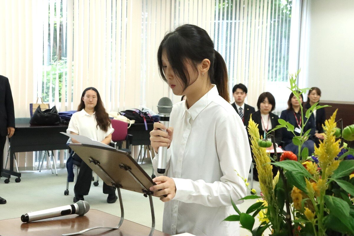 新入生代表・●●●●さん