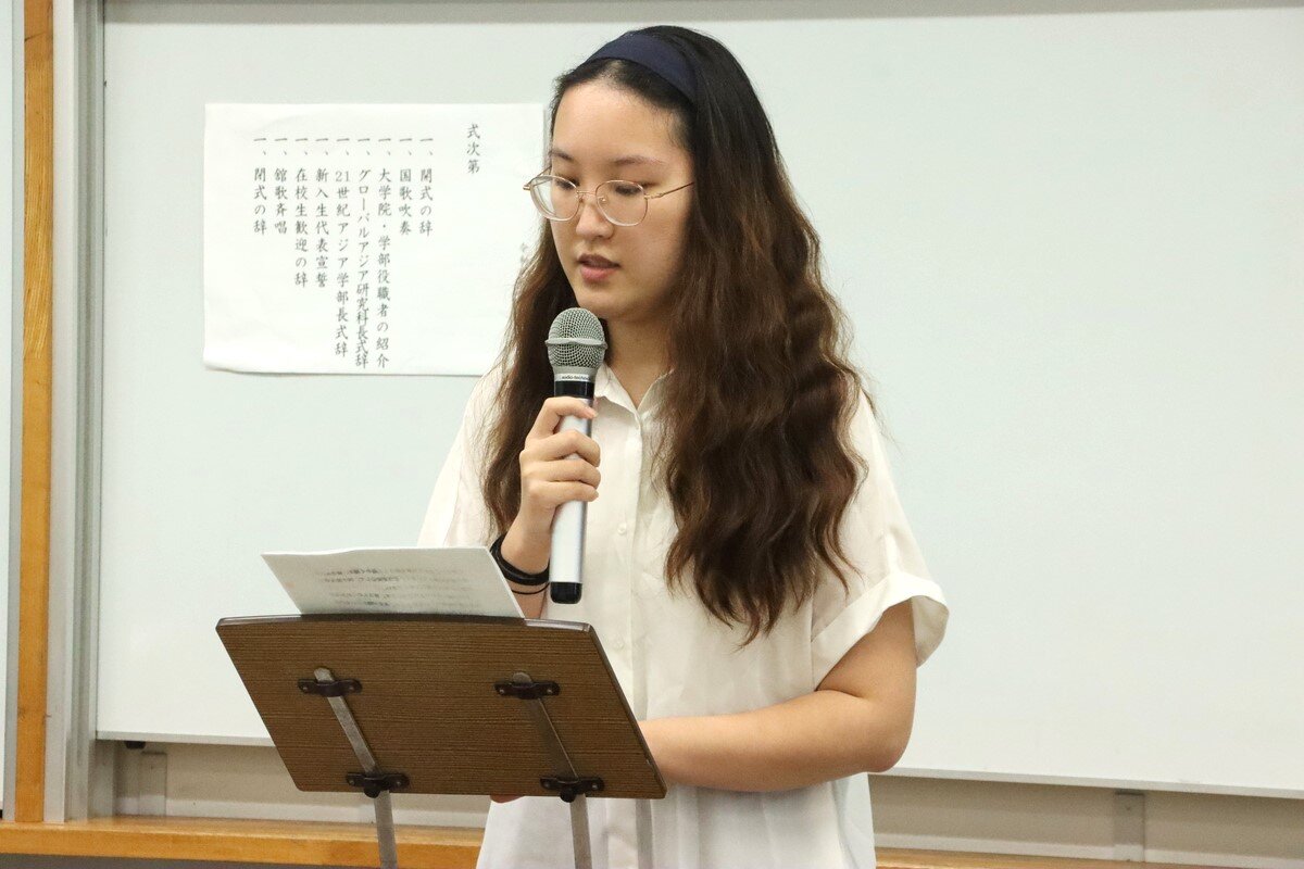 在学生代表・●●●●さん