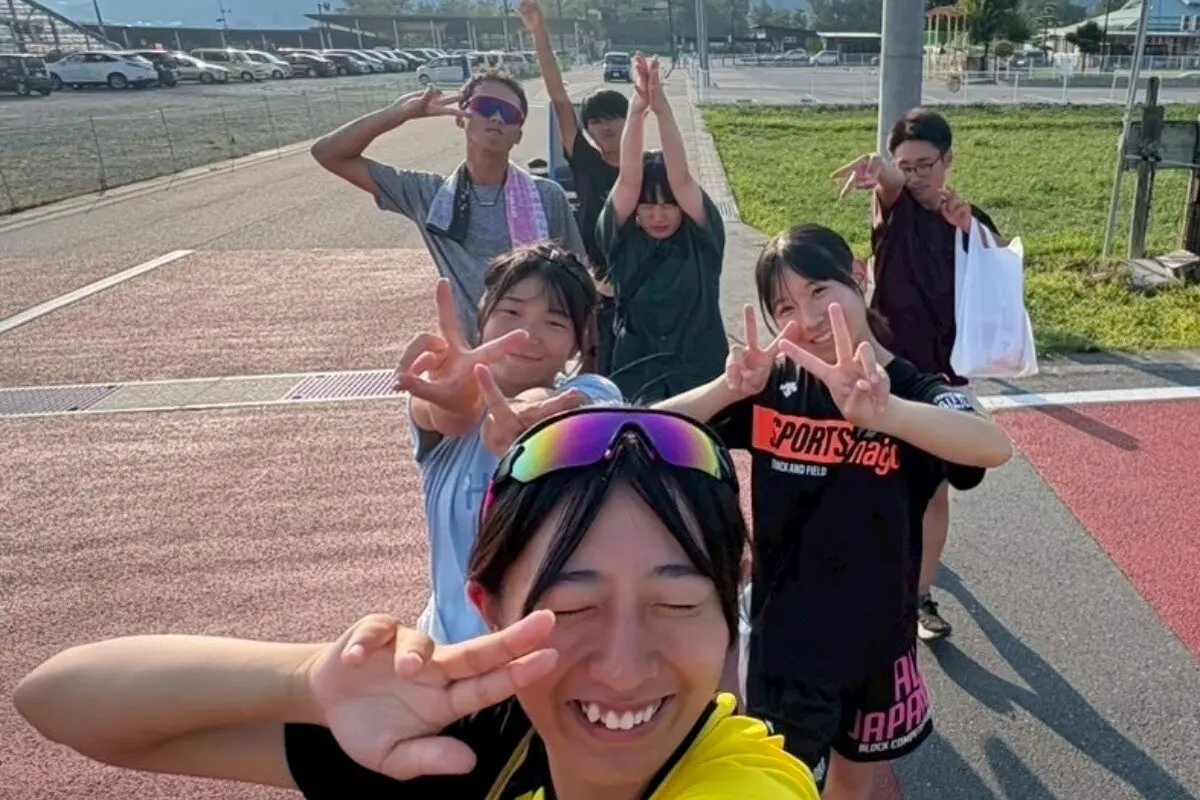 合宿中のオフショット