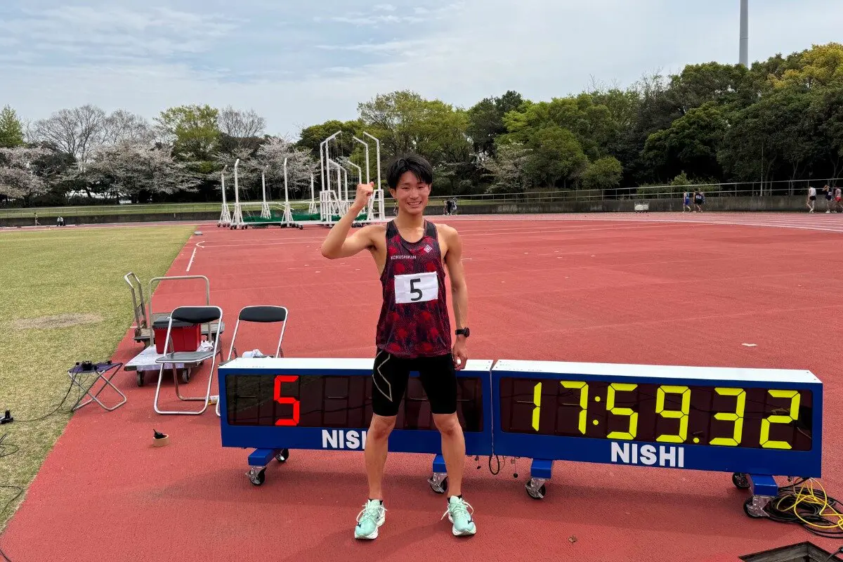 第10回東京学芸大学競歩競技会で日本記録を樹立