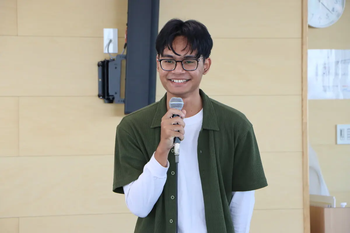 理工学部に在籍するモハンマド・ナジーフ・アルゴニさん