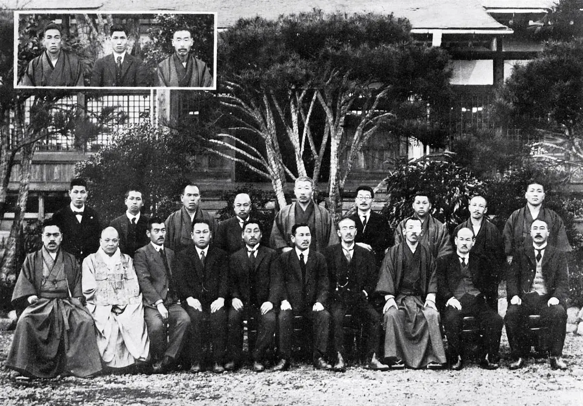 商業学校創立相談会（1926年、国士舘史資料室蔵）