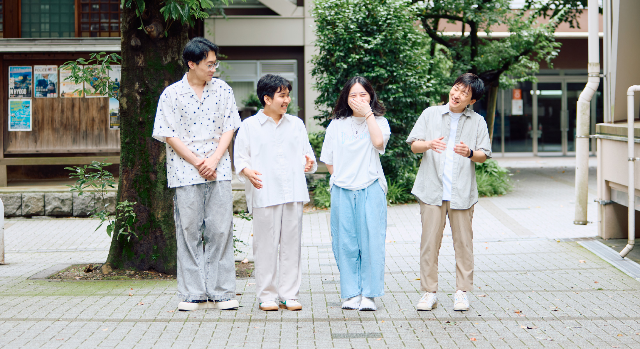 インタビューの様子