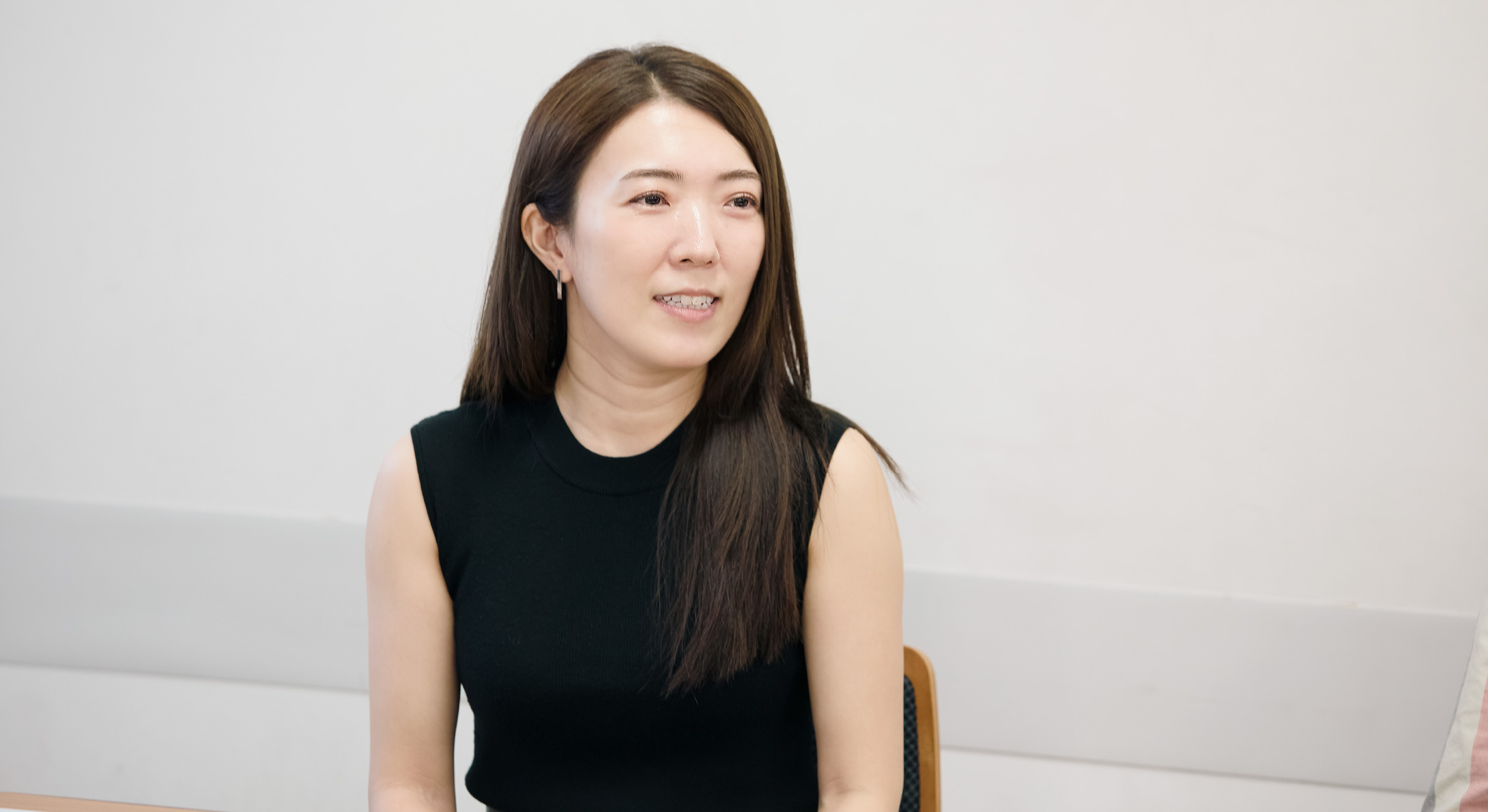 インタビューの様子