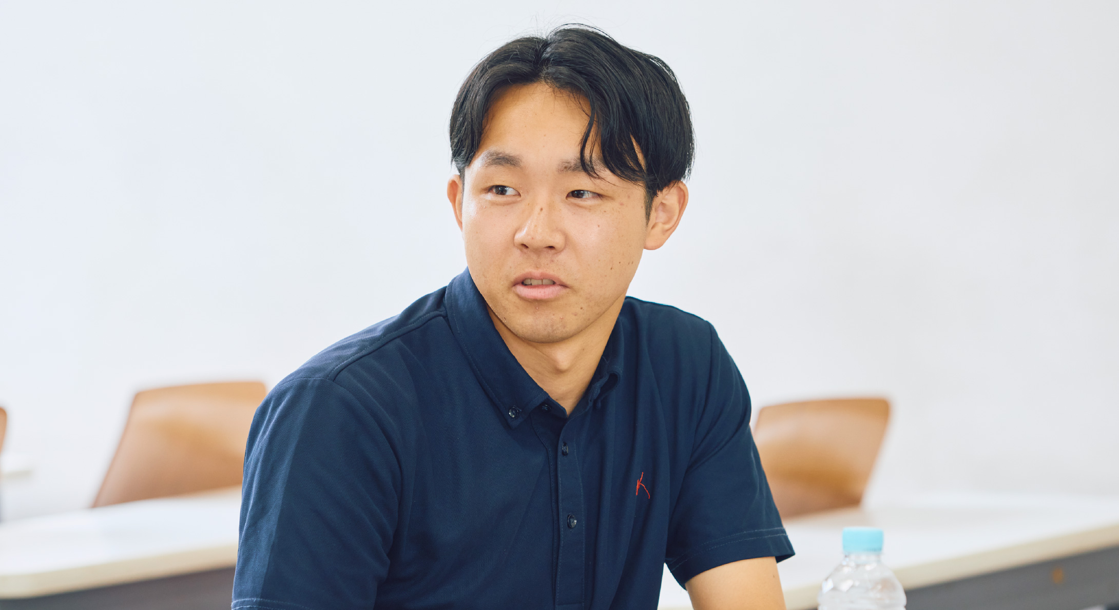 インタビューの様子