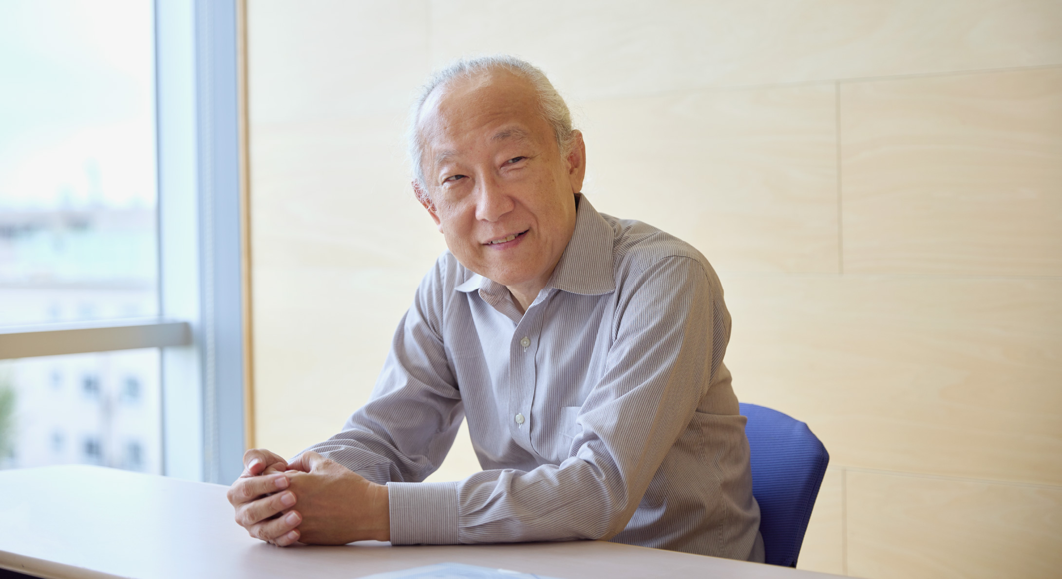 インタビューの様子