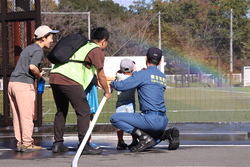 地域の教育機関や住民と連携した防災訓練