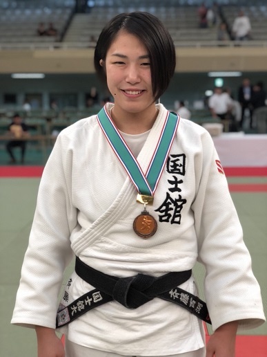 63kg級3位の齊藤百湖選手