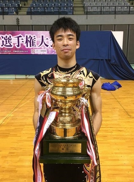 個人総合で初優勝した福永将司選手