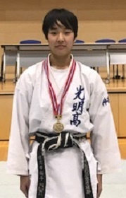 女子個人組手＋59kg優勝の古怒田桜子選手