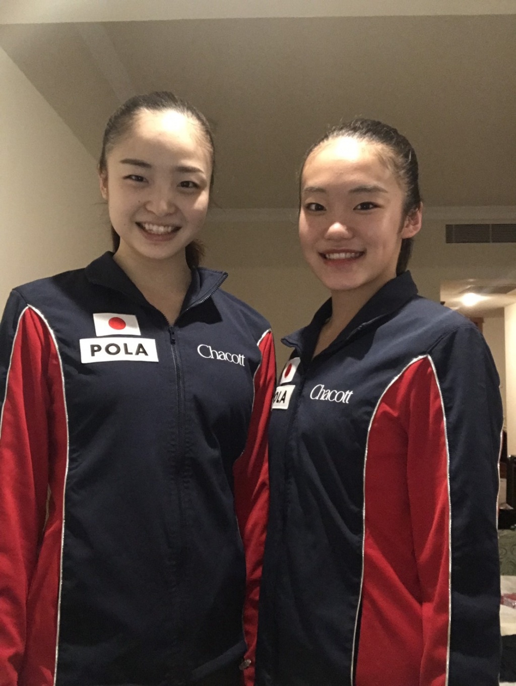 コリアカップに臨む皆川選手(左)と喜田選手