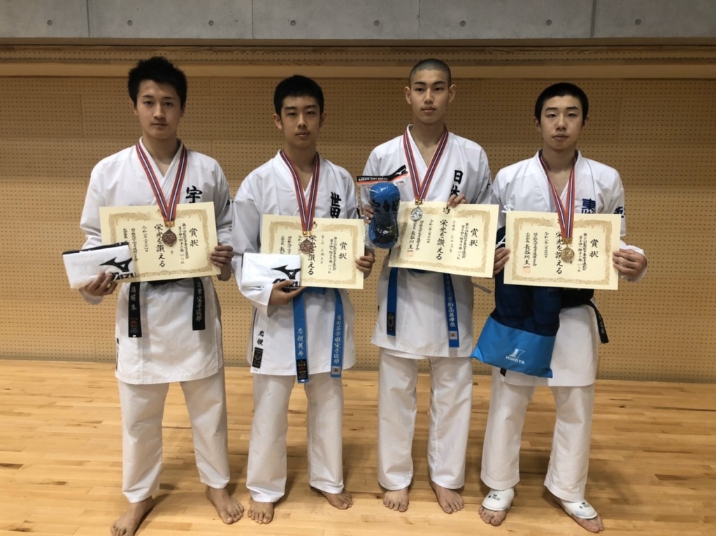 男子個人組手68kg超級の入賞者