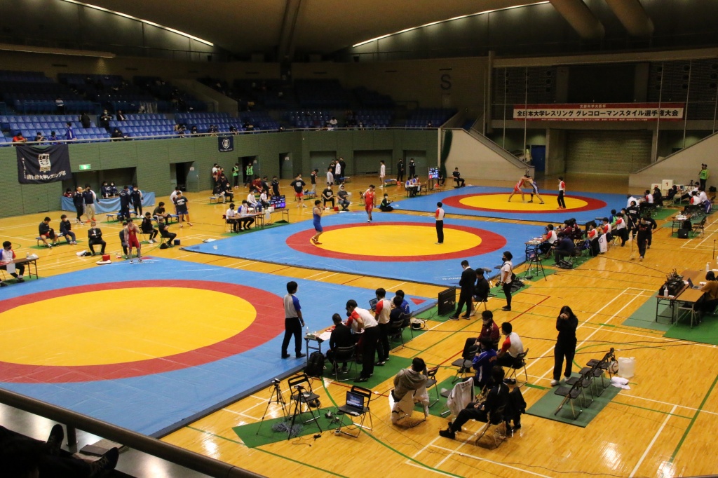 徹底的な感染防止対策がされた会場の駒沢体育館
