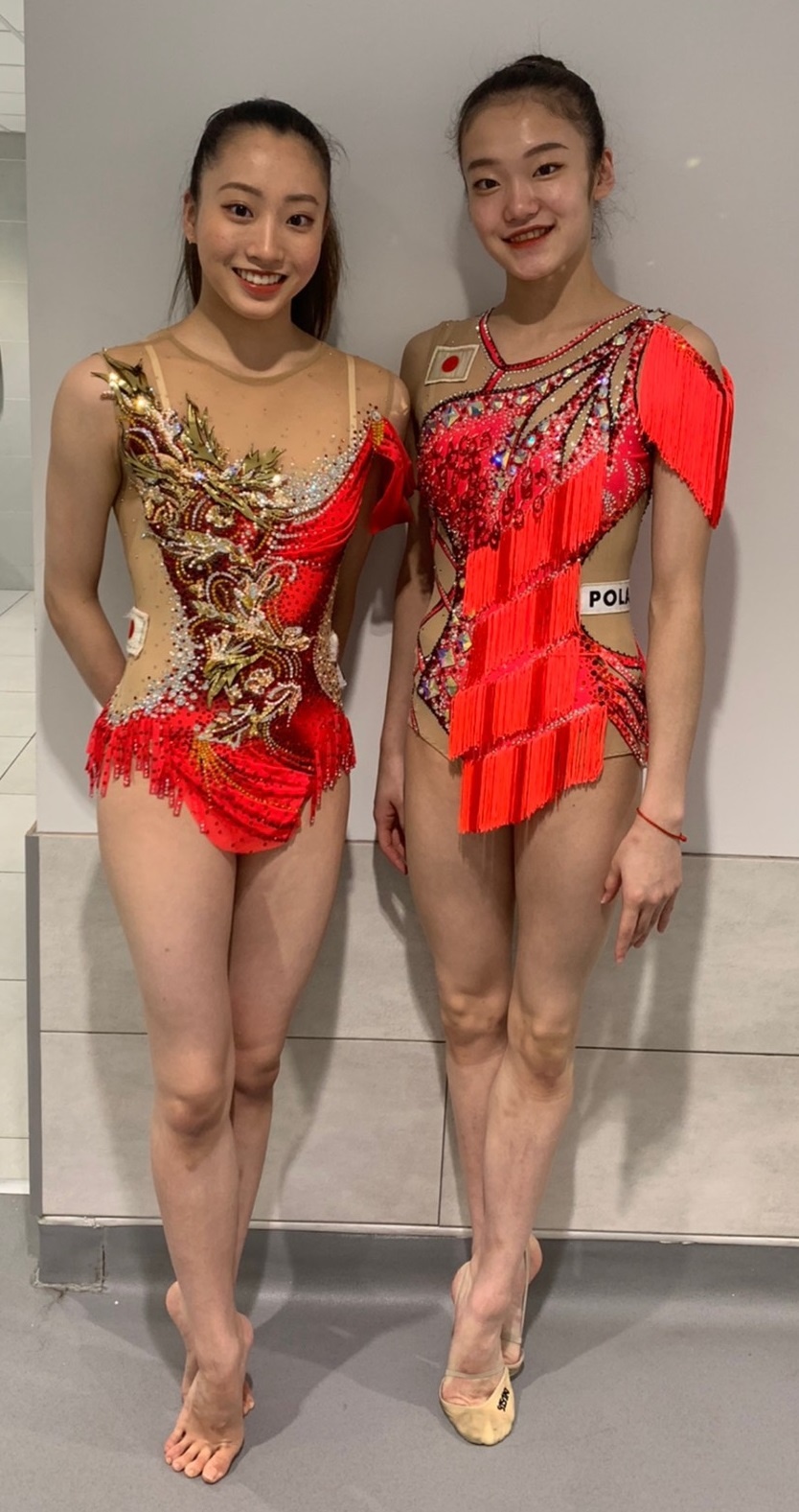 喜田選手(右)と大岩選手