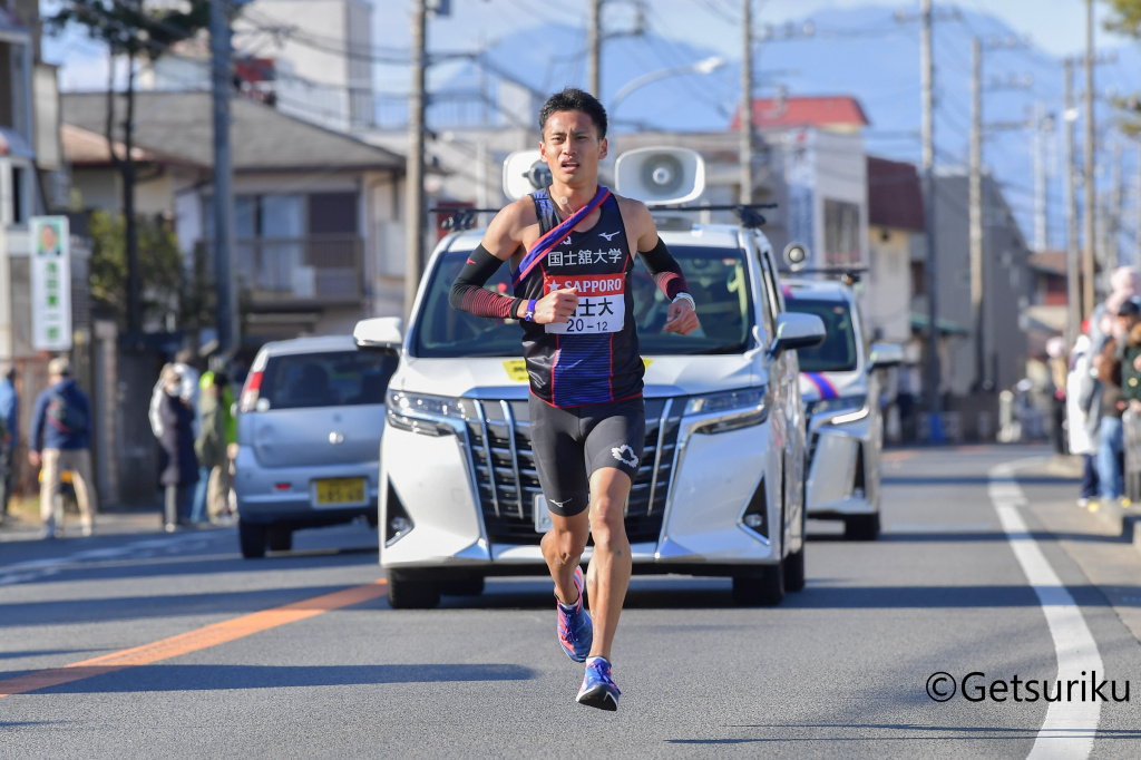 清水拓斗選手（7区）