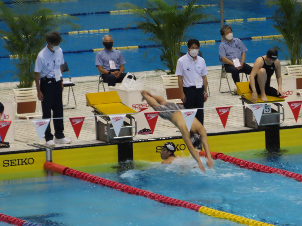 川原選手から清水選手への引継ぎ