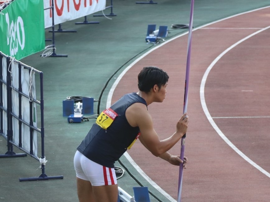 男子やり投・久田選手