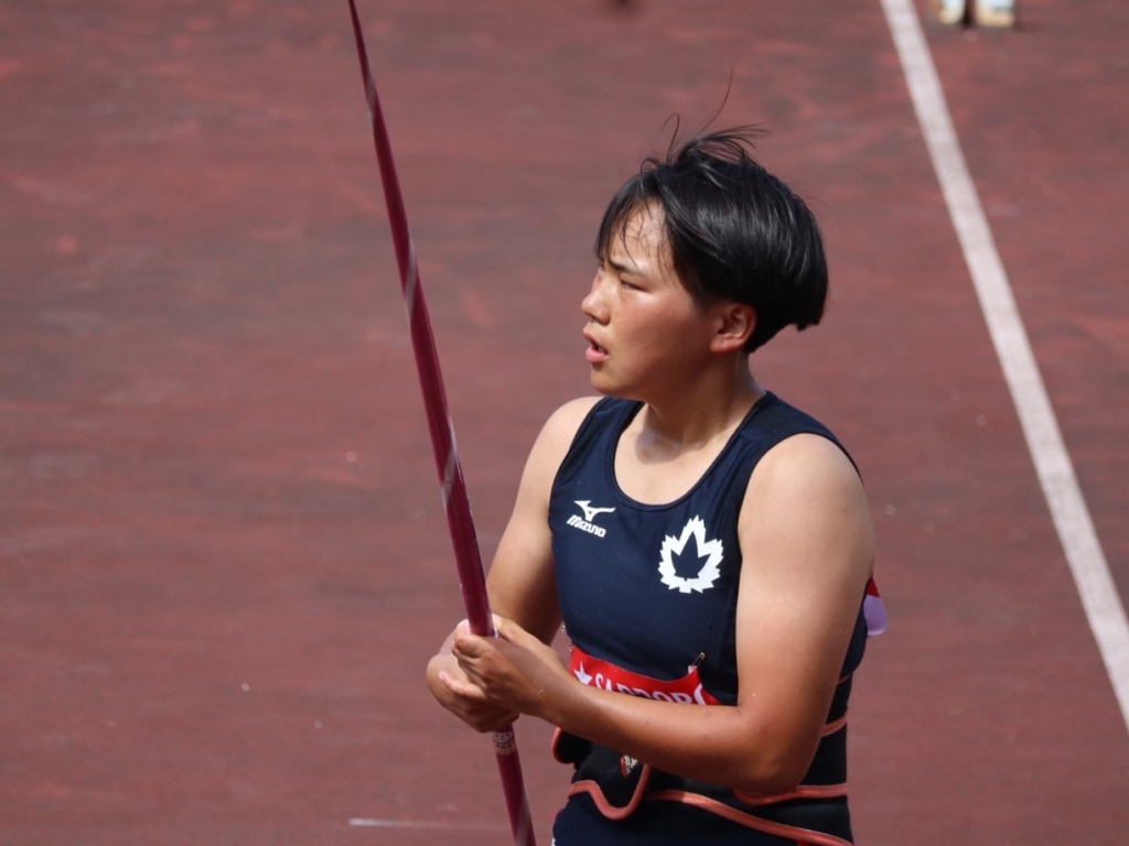 女子やり投・前川選手