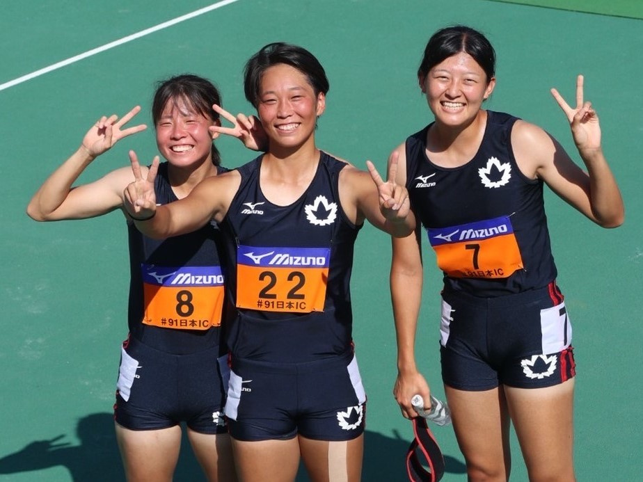 女子七種競技の選手ら