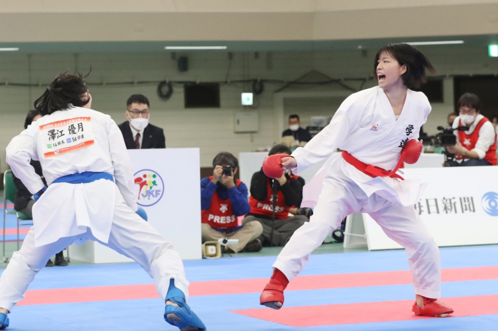 嶋田選手の決勝戦の様子