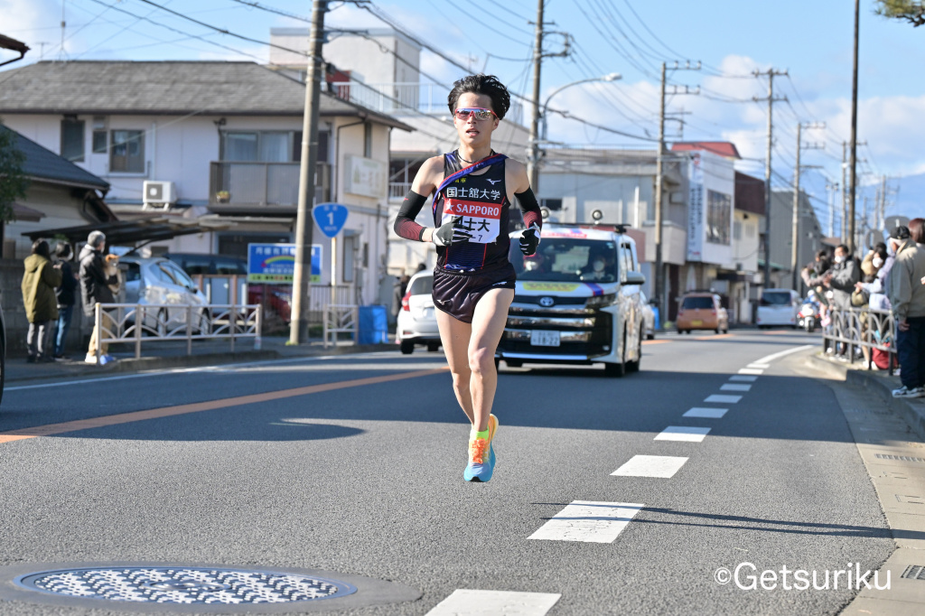 西田大智選手（7区）