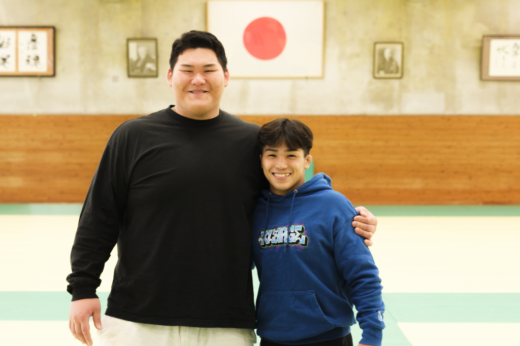 後輩の中村太樹選手と